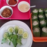 Foto Makanan 2 di Nasi Uduk Kebon Kacang Bang Hepi, Pondok Gede, Bekasi