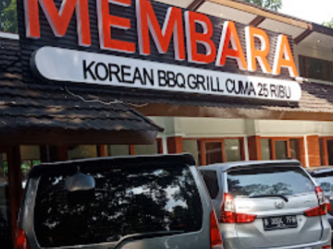 membara coffee and grill bogor yang baru saja buka ini selalu ramai pengunjung